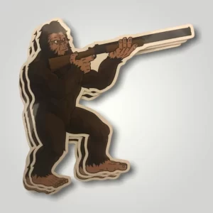 Shotgun Squatch Sticker